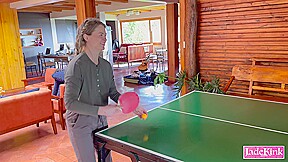 Stepbrother and Stepsister Playing Strip Pong – End Up Fucking
