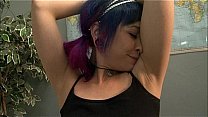 Teen Sex with a Hairy Bush Babe and her Horny Professor